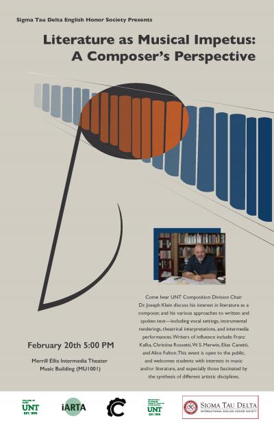 Event Poster: Literature as Musical Impetus: A Composer’s Perspective